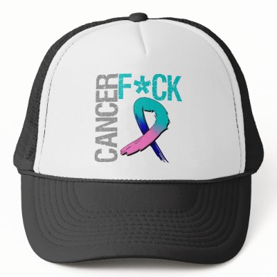 Fuck Cancer - Thyroid Cancer by cancerapparel