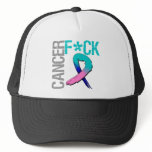 Fuck Cancer - Thyroid Cancer hats
