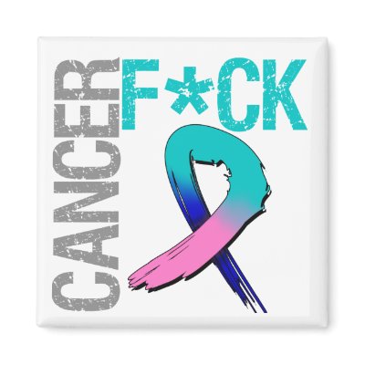 Fuck Cancer - Thyroid Cancer by cancerapparel