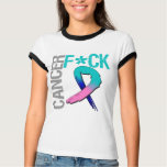 Fuck Cancer - Thyroid Cancer t-shirts