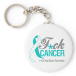Fuck Cervical Cancer keychains