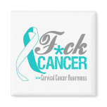 Fuck Cervical Cancer Fridge Magnets