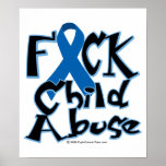 Fuck Child Abuse Poster