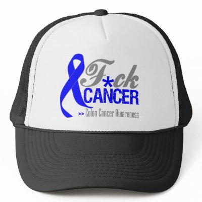 Fuck Colon Cancer Mesh Hats by cancerapparel