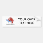 Fuck Democrats Faded.png Bumper Sticker