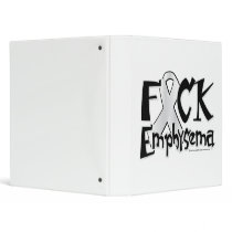 Fuck Emphysema 3 Ring Binder