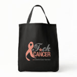 Fuck Endometrial Cancer Canvas Bags