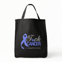 Fuck Esophageal Cancer Tote Bags