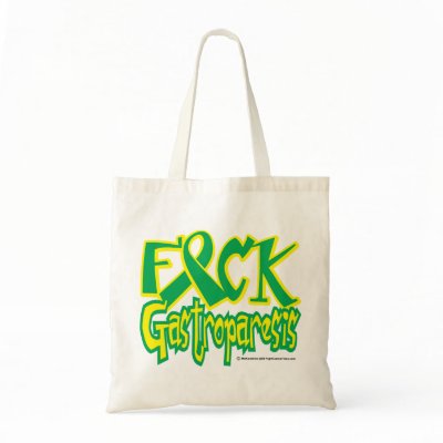 Fuck Gastroparesis Tote Bag by fightcancertees