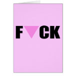 FUCK GREETING CARD