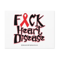 Fuck Heart Disease Postcards