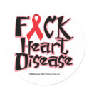 Fuck Heart Disease stickers