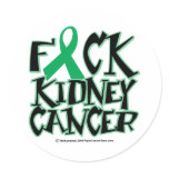 Fuck Kidney Cancer Sticker