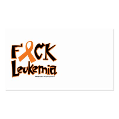 Fuck Leukaemia by fightcancertees