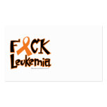 Fuck Leukaemia business cards