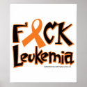 Fuck Leukaemia posters