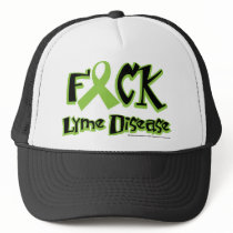 Fuck Lyme Disease Trucker Hats