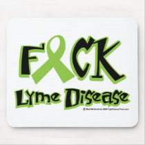 Fuck Lyme Disease Mouse Mats