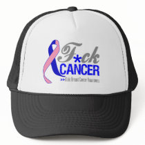 Fuck Male Breast Cancer Hats