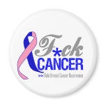 Fuck Male Breast Cancer Fridge Magnets