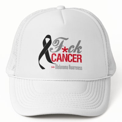 Fuck Melanoma Mesh Hat by cancerapparel