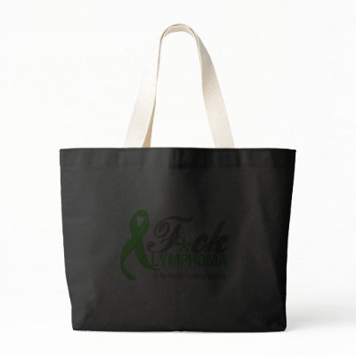 Fuck Non-Hodgkin's Lymphoma Canvas Bags by cancerapparel