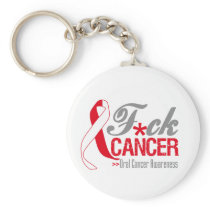 Fuck Oral Cancer Keychains