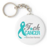Fuck Ovarian Cancer keychains