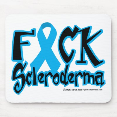Fuck Scleroderma Mouse Pad by fightcancertees