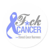 Fuck Stomach Cancer Round Sticker