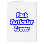 Fuck Testicular Cancer cards