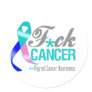 Fuck Thyroid Cancer Round Sticker