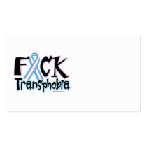 Fuck Transphobia Business Card Template