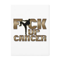 Fuck Up Cancer Fighter Post Card