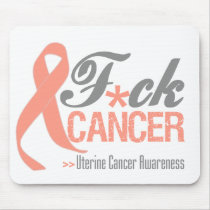 Fuck Uterine Cancer Mouse Pads