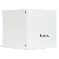 fuck you vinyl binder