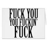Fuck you you Fuckin' Fuck Offensive Humour
