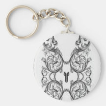 Fuctastic floral design keychains