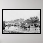 Fugitive African Americans Crossing the River 1862 Print