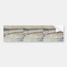 Fukeiga Ukiyoe Bumper Stickers