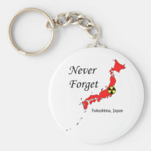 Fukushima, Japan Nuclear Disaster Key Chains