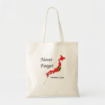Fukushima, Japan Nuclear Disaster Tote Bag