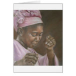 Fulani Woman Dancing Greeting Card