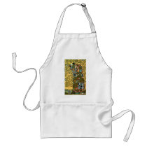 Fulfilment (The Embrace) by Gustav Klimt Apron