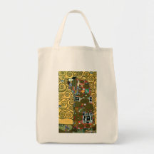 Fulfilment (The Embrace) by Gustav Klimt Bag