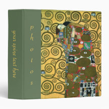 Fulfilment (The Embrace) by Gustav Klimt Binder