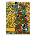 Fulfilment (The Embrace) by Gustav Klimt Greeting Card