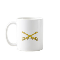 Full 4th Cavalry crest with crossed sabres Coffee Mug