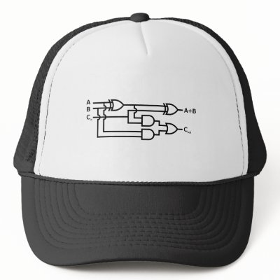 Full Adder Mesh Hat by LogicalTees