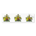 Full Arms of the Dominion - in Triplicate Bumper Stickers